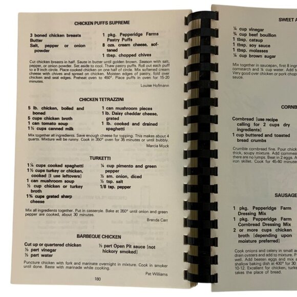 Vintage 1979 Centre St Cookery Spiral-Bound Cookbook By Magnolia Garden Club - Picture 7 of 10